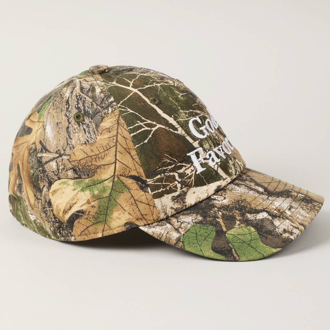 "God's Favorite" Camo Baseball Cap