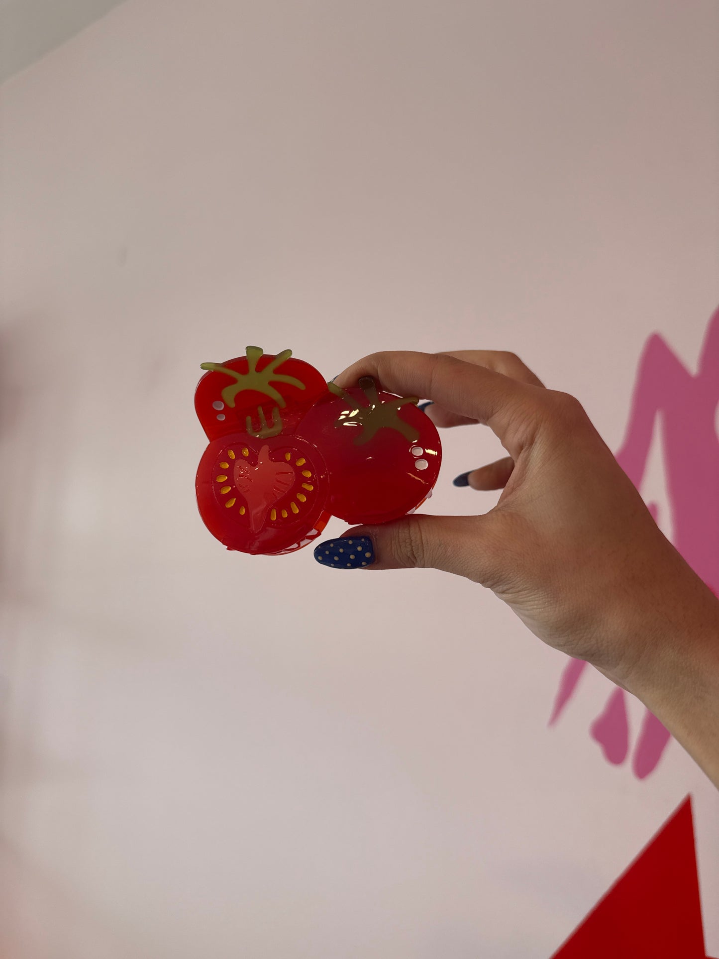 Tomato Trio Acrylic Claw Clip
