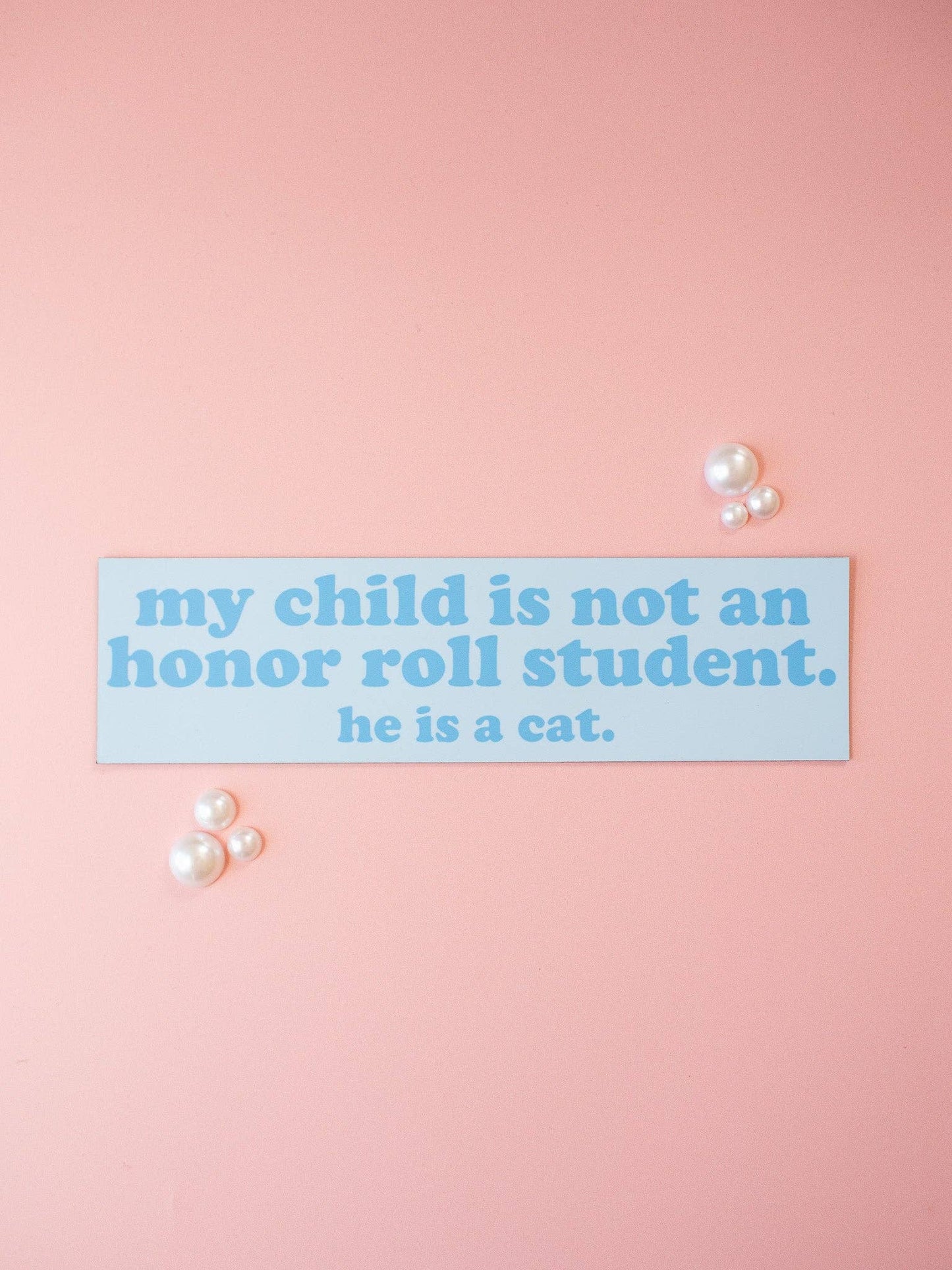 Honor Roll Cat Bumper Magnet