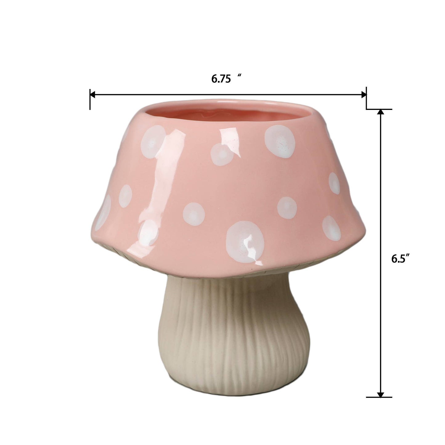 Ceramic Mushroom Pot