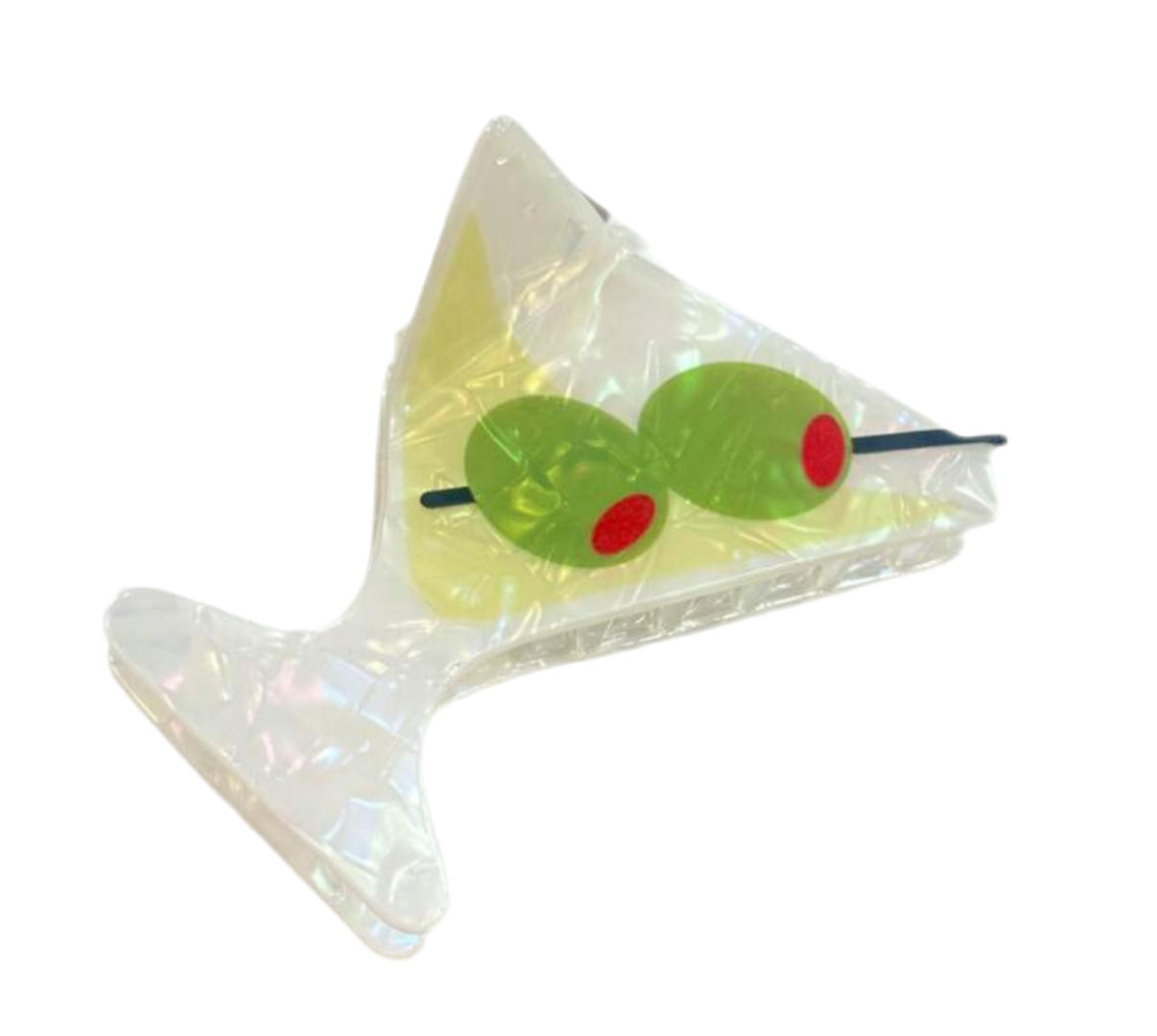 Olive Martini Hair Clip