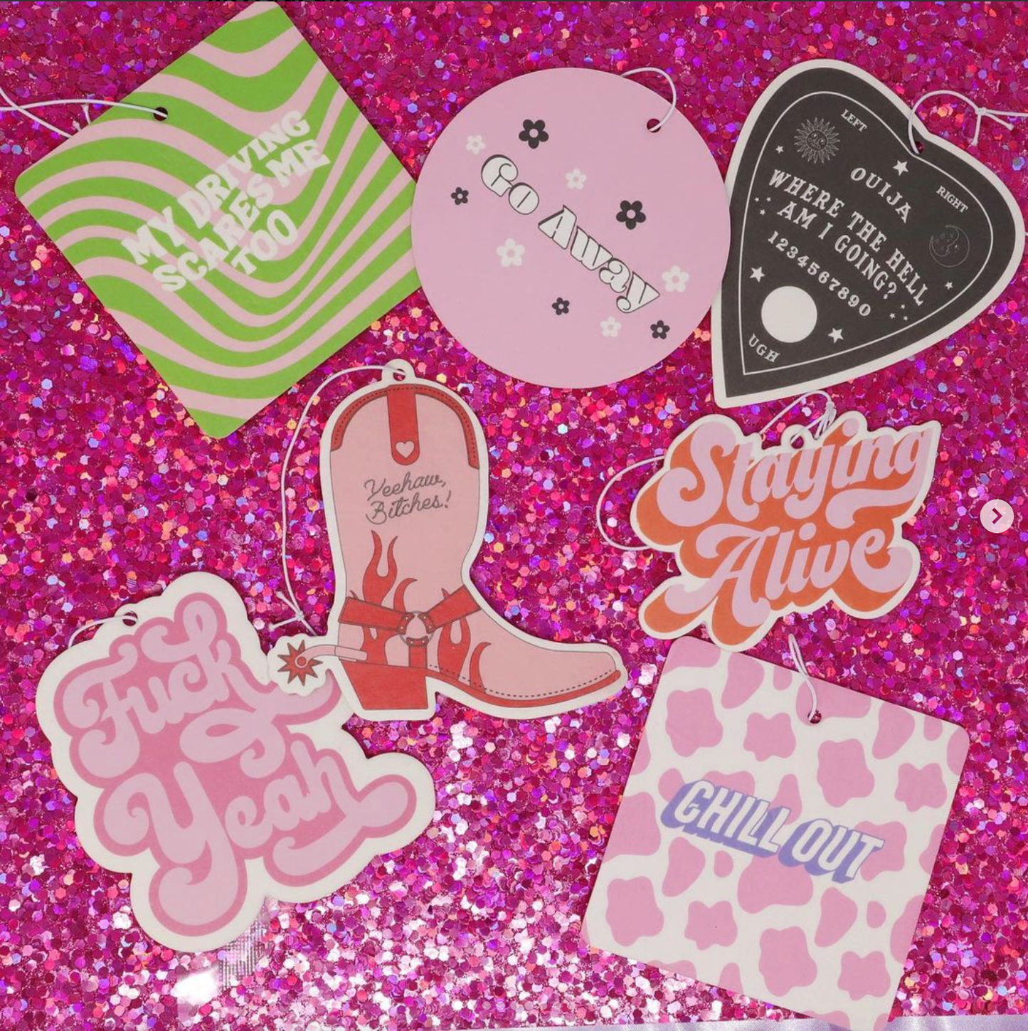 "I Drive Better When I Yell At Strangers" Air Freshener