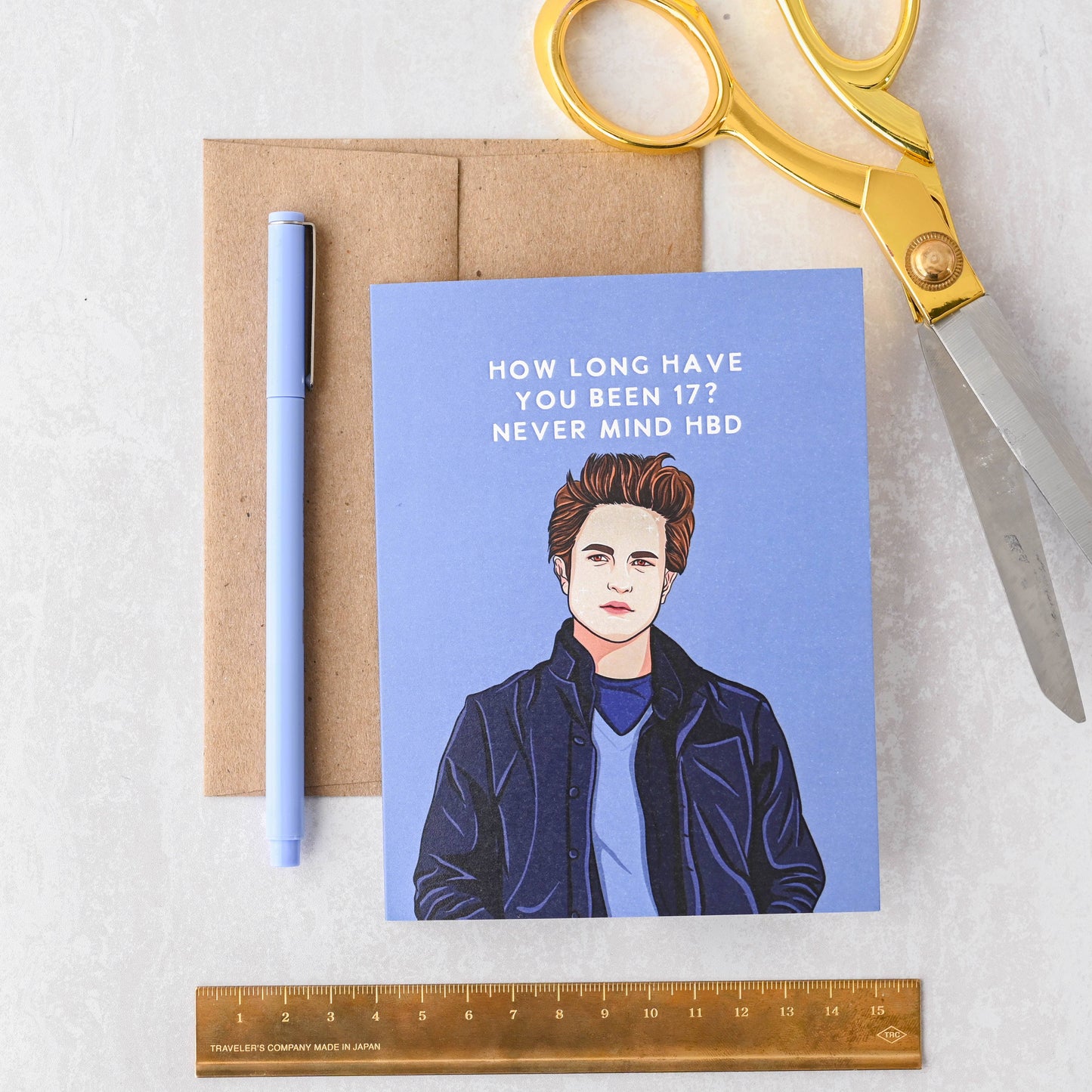 Twilight Edward Cullen Birthday Card