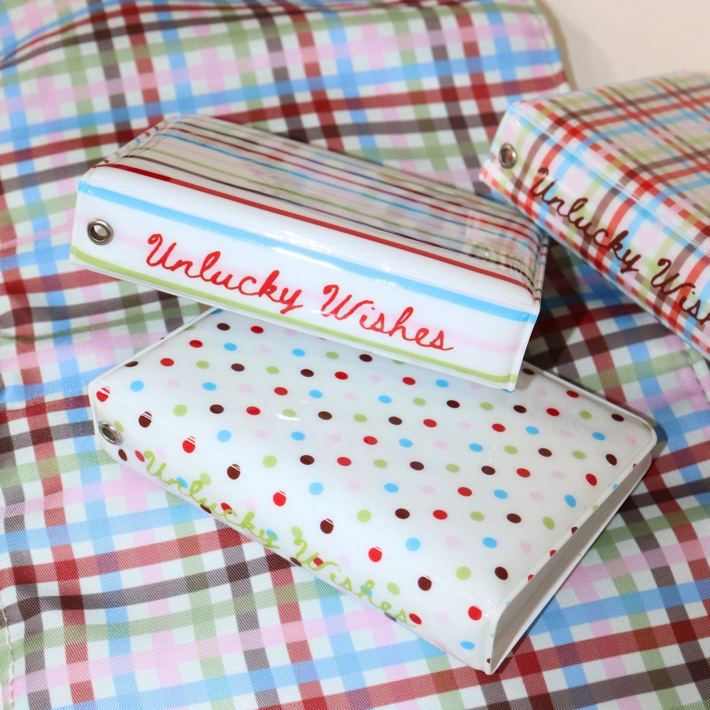 Plaid PVC Polaroid Photo Book