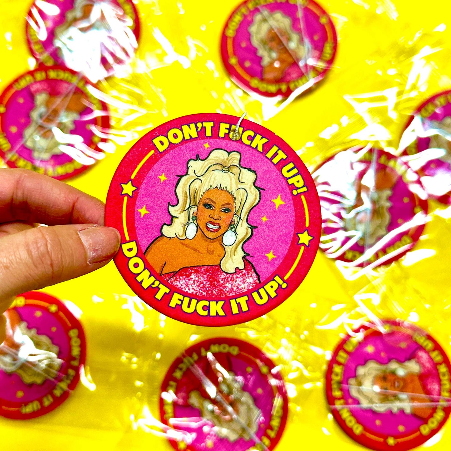 Ru Paul "Don't F*ck It Up!" Drag Queen Air Freshener