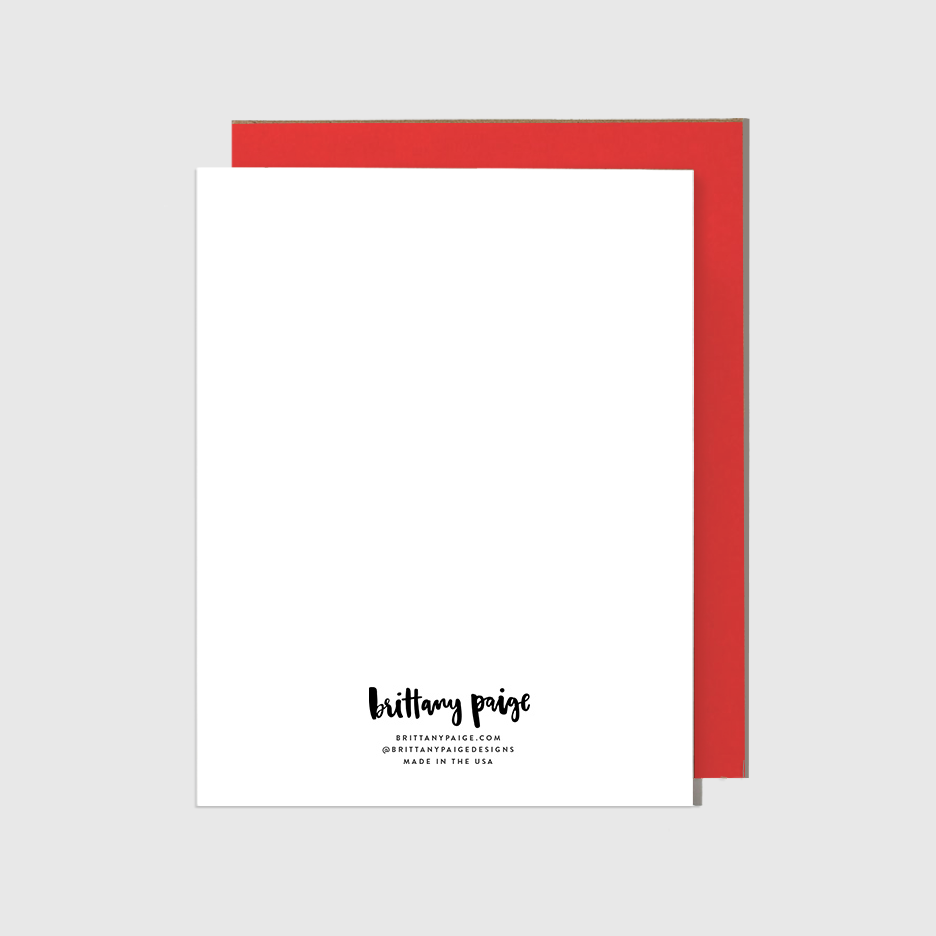 "Full of Holiday Spirit" Christmas Card