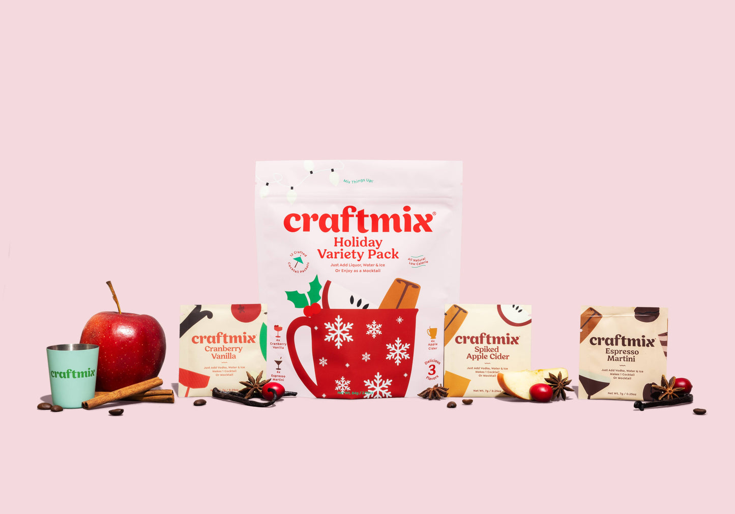 Craftmix Seasonal Variety Pack Cocktail Mixers