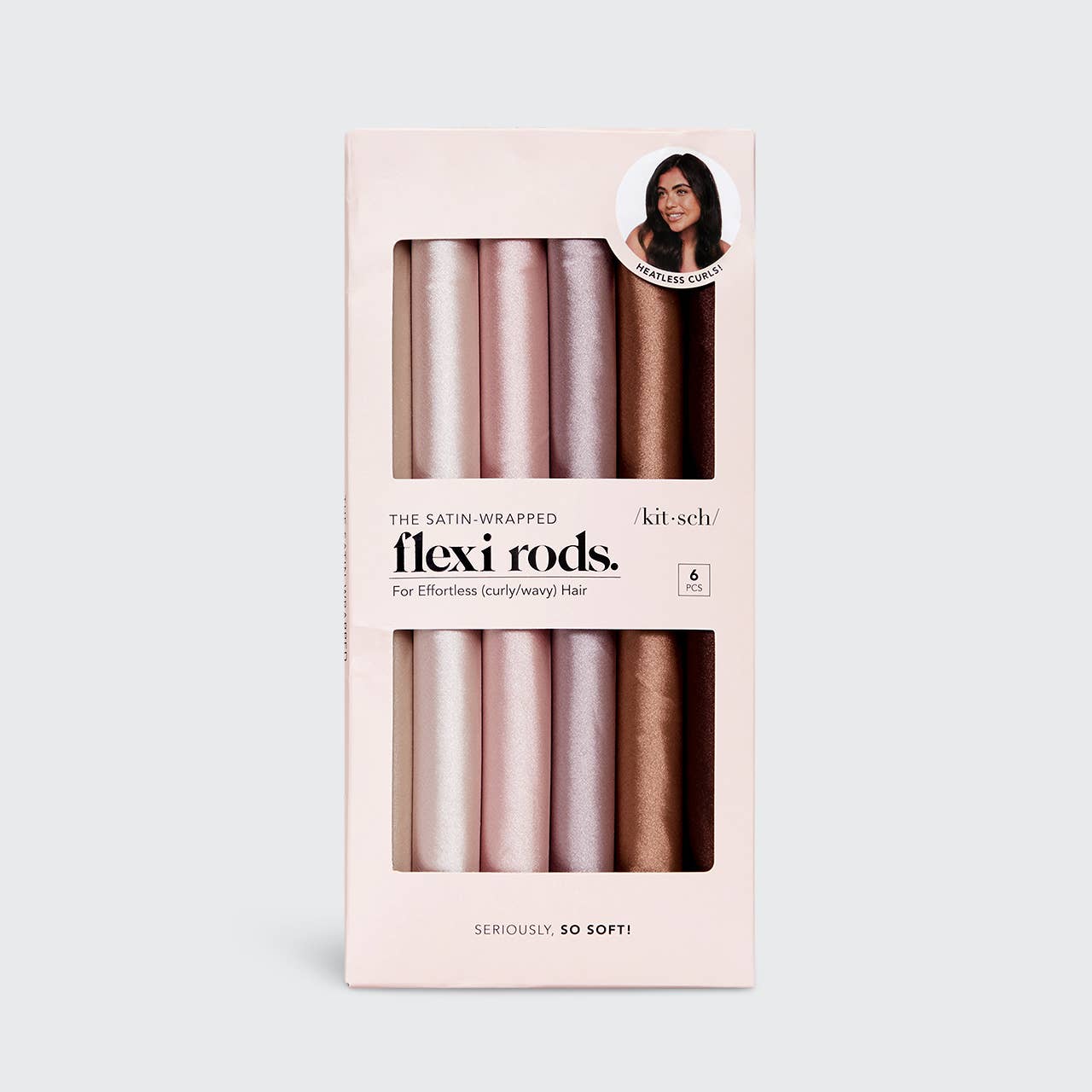 Kitsch Satin Wrapped Flexi Rods