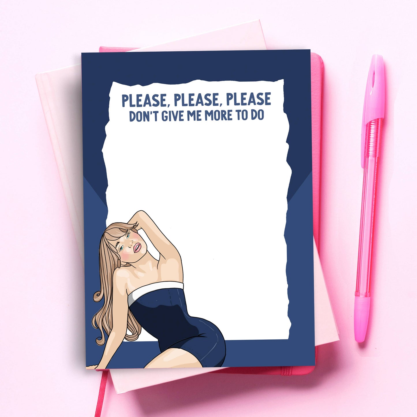 "Please, Please, Please" Notepad