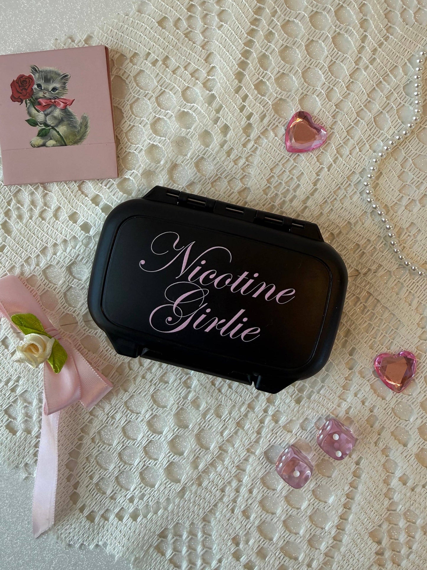 "Nicotine Girlie" Cigarette Case