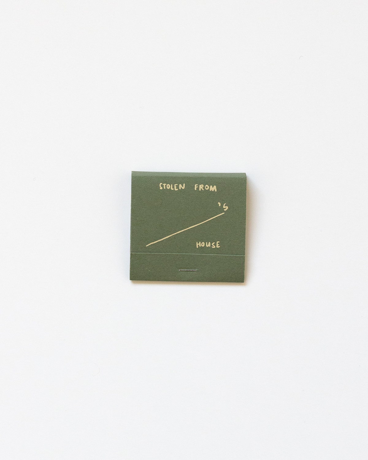 Stolen From House Matchbook