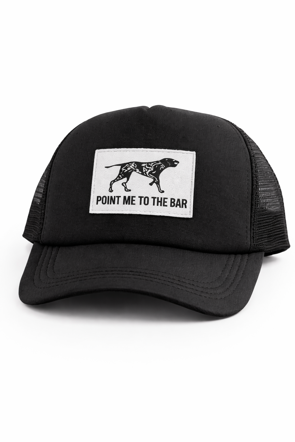 "Point Me to the Bar" Trucker Hat