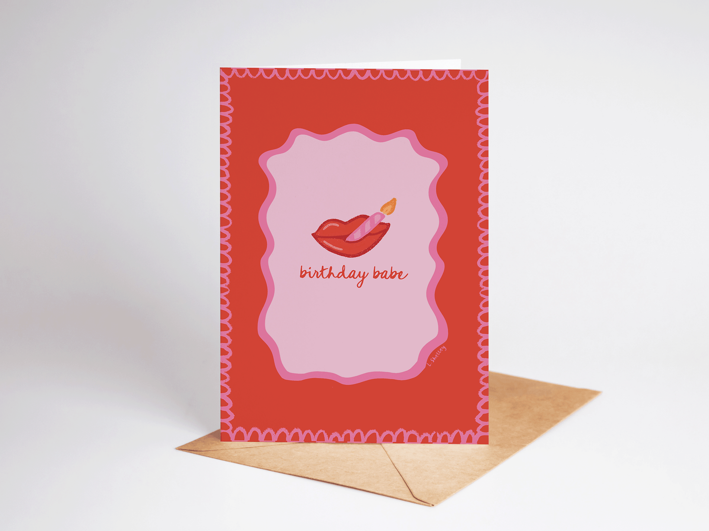 Birthday Babe Glam Greeting Card