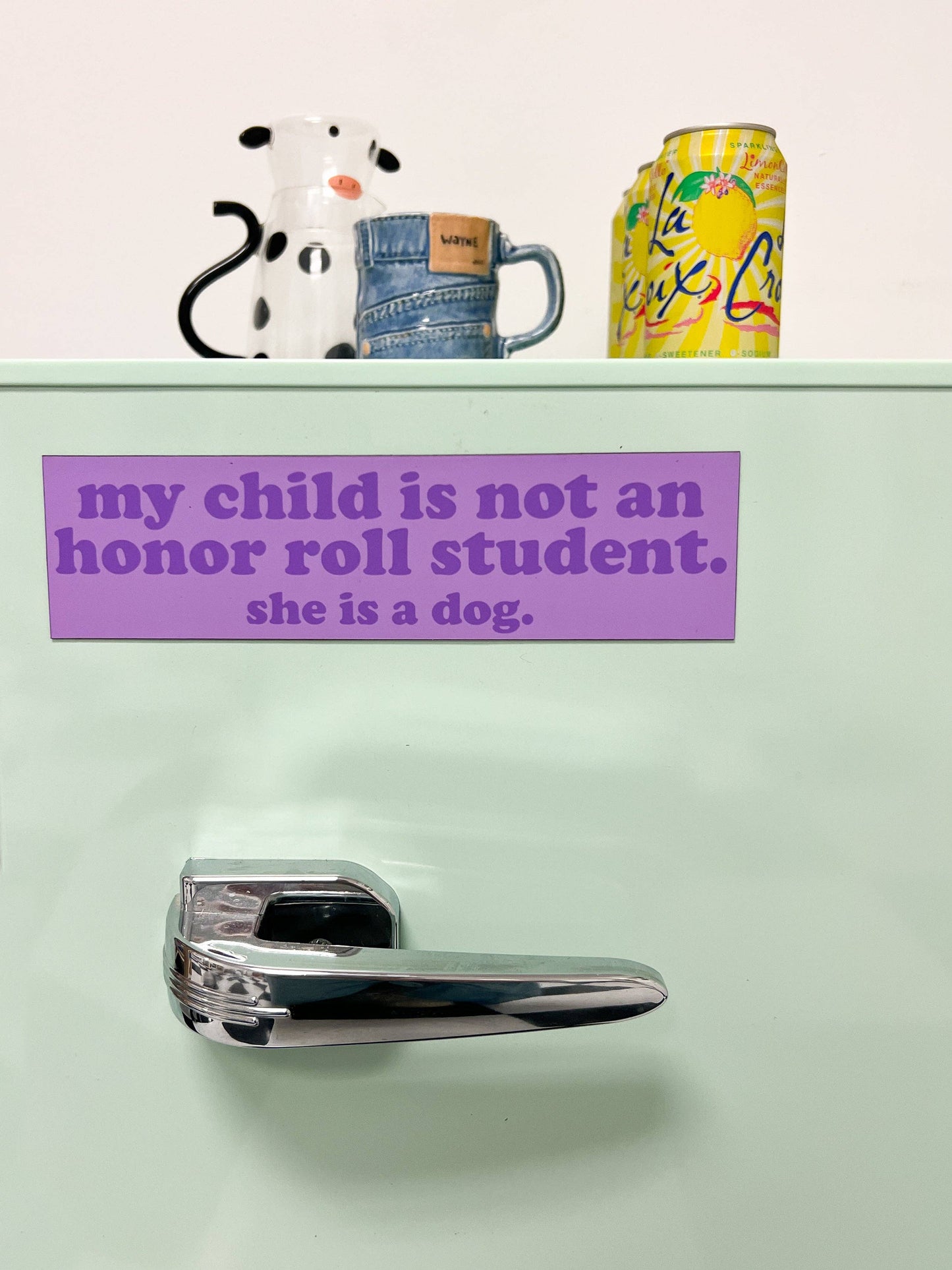 Honor Roll Dog Car Magnet