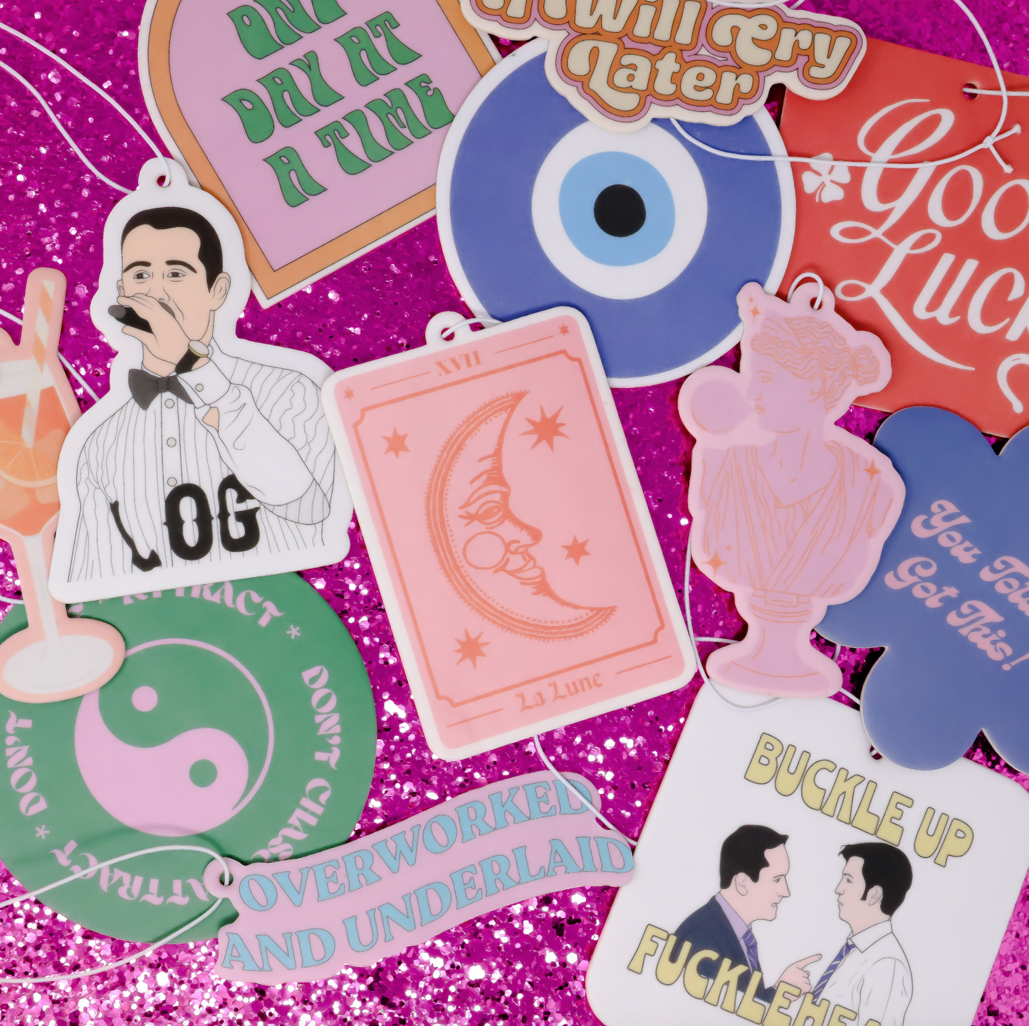 "Leave Me Alone" Car Air Freshener