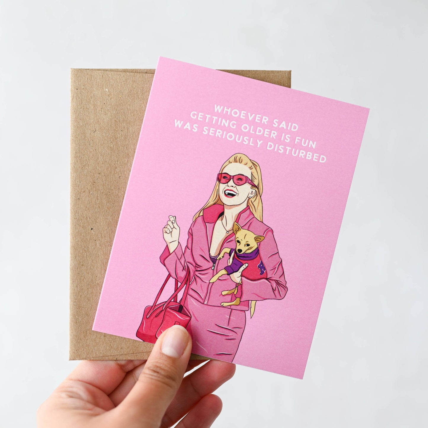 Elle Woods “Seriously Disturbed” Birthday Card