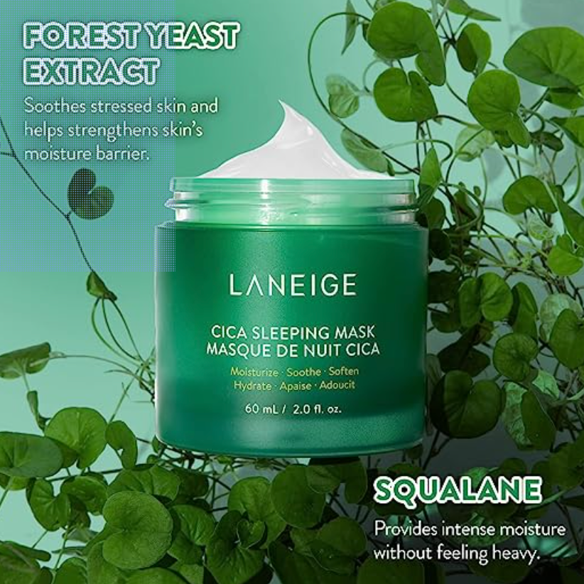 LANEIGE® Cica Sleeping Mask Hypoallergenic Lotion