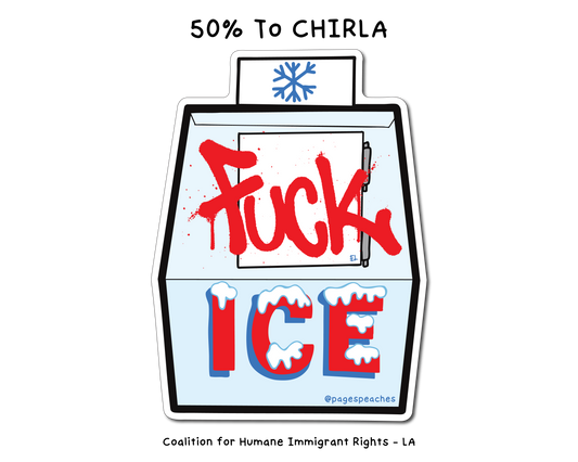 "F*ck ICE" Waterproof Vinyl Sticker