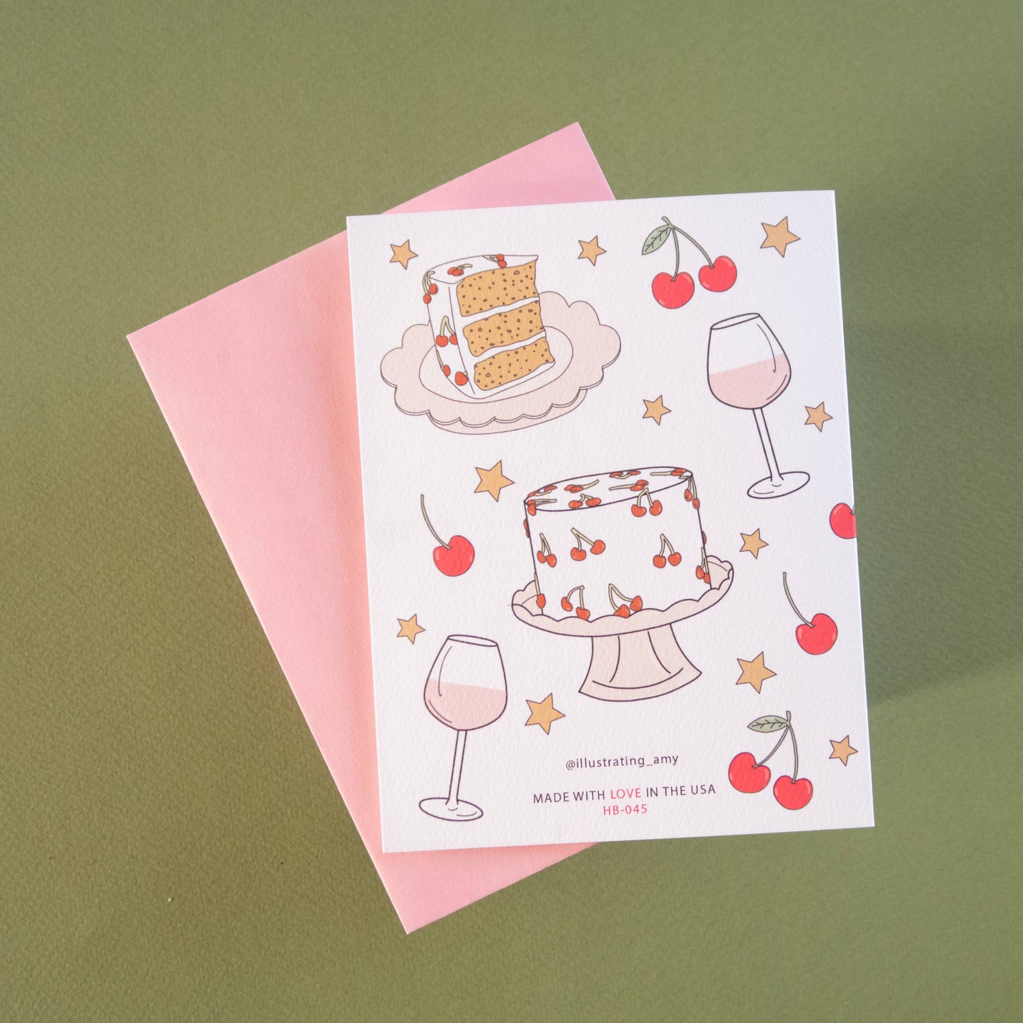 Birthday Cherries Birthday Card