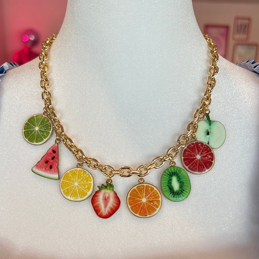 Fruit Medley Charm Necklace