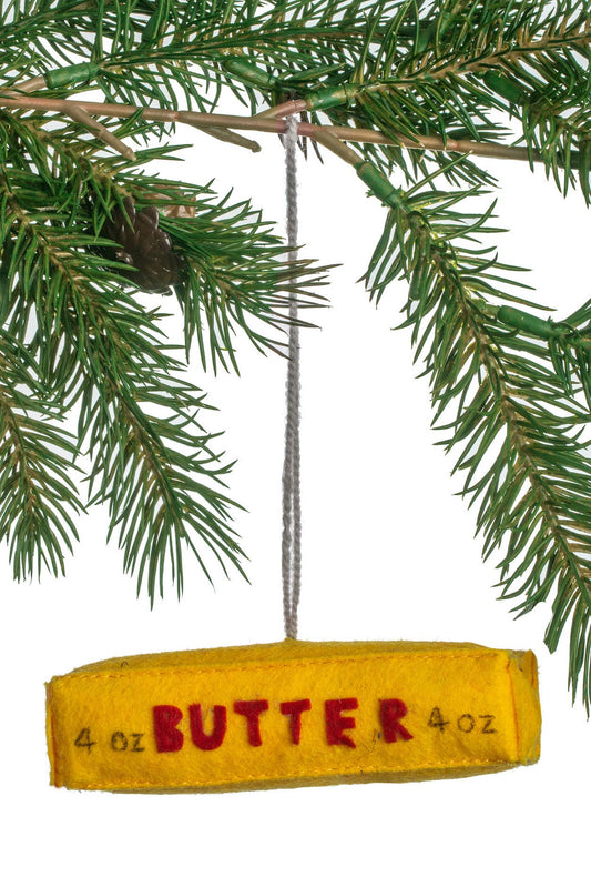 Handmade Felt Butter Ornament