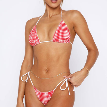 Pink Gingham Bikini (Separates)