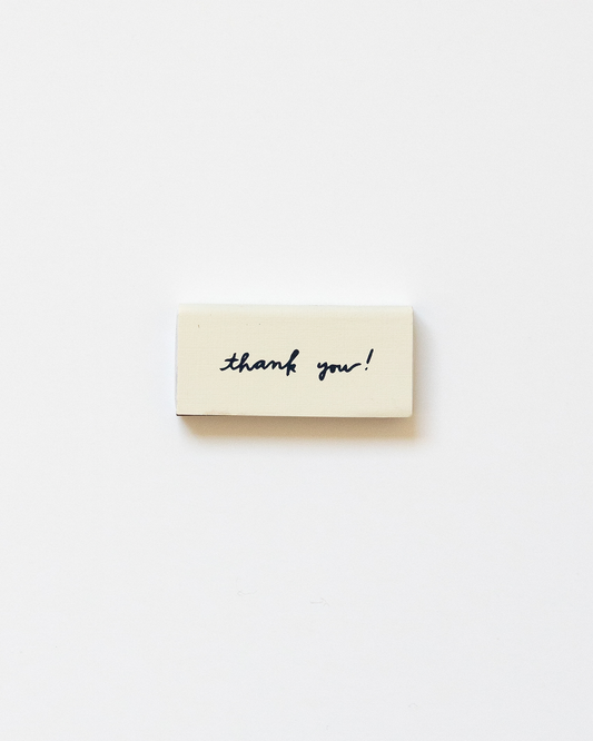 "Thank You" Matchbox