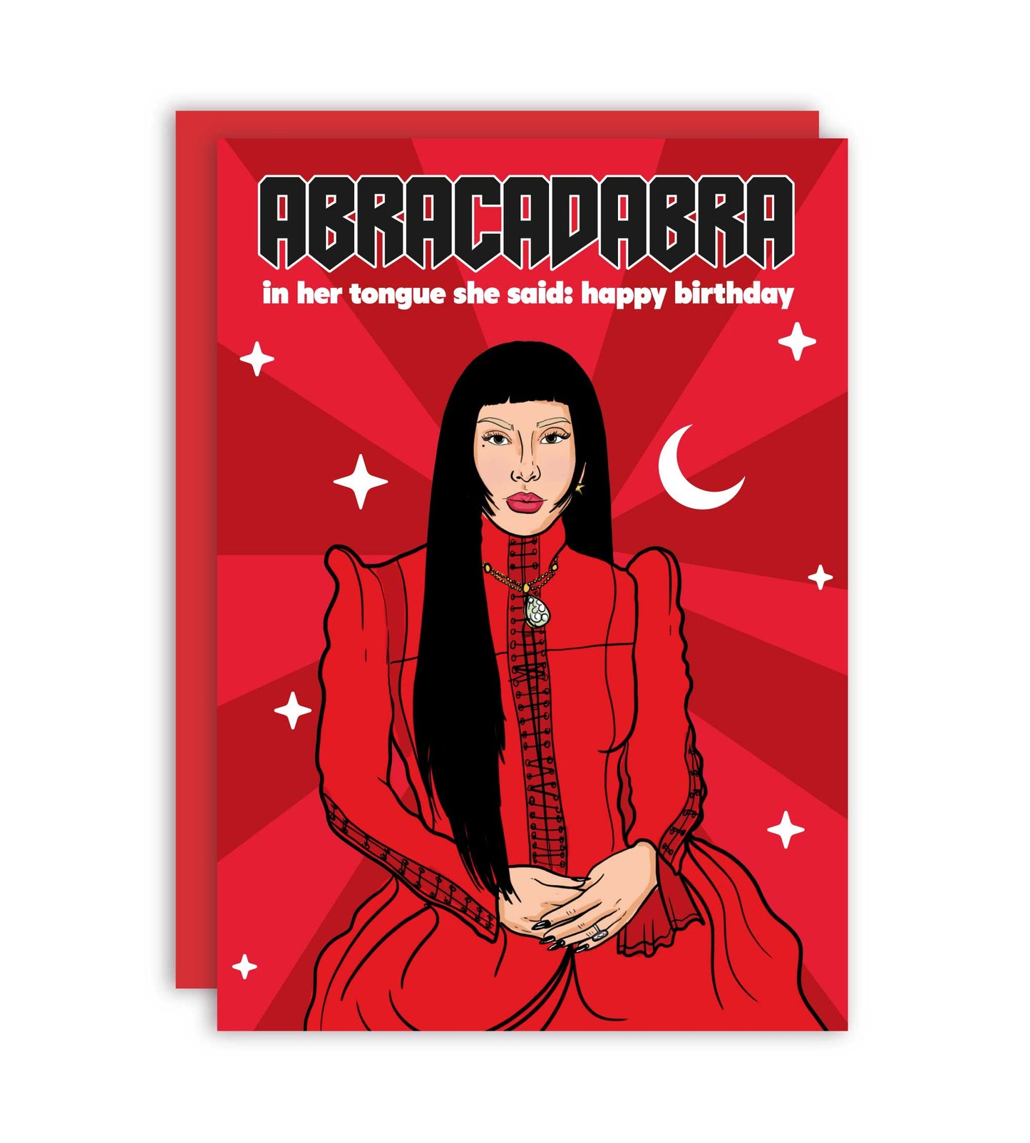 Abracadabra Lady Gaga Happy Birthday Greeting Card