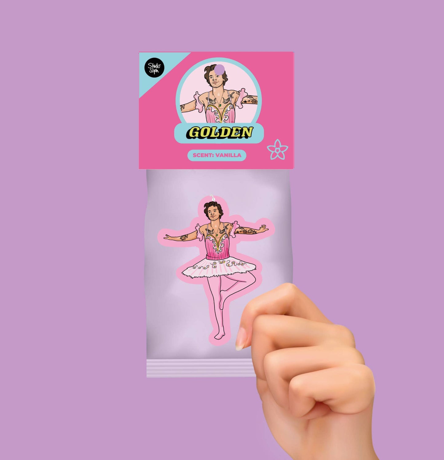 Harry Styles "Golden" Vanilla Air Freshener