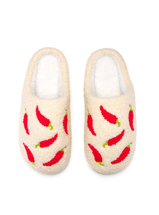 Spicy Chili Pepper Slippers