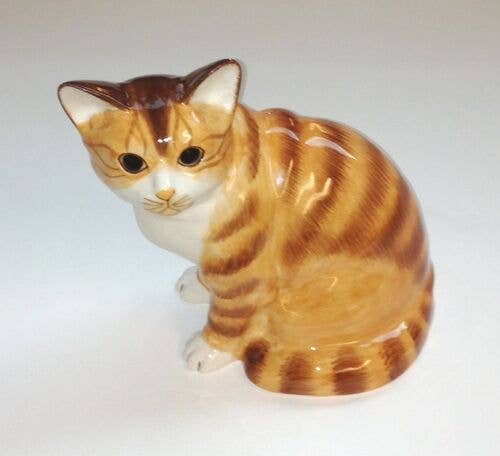 Orange Tabby Cat "Piggy" Bank