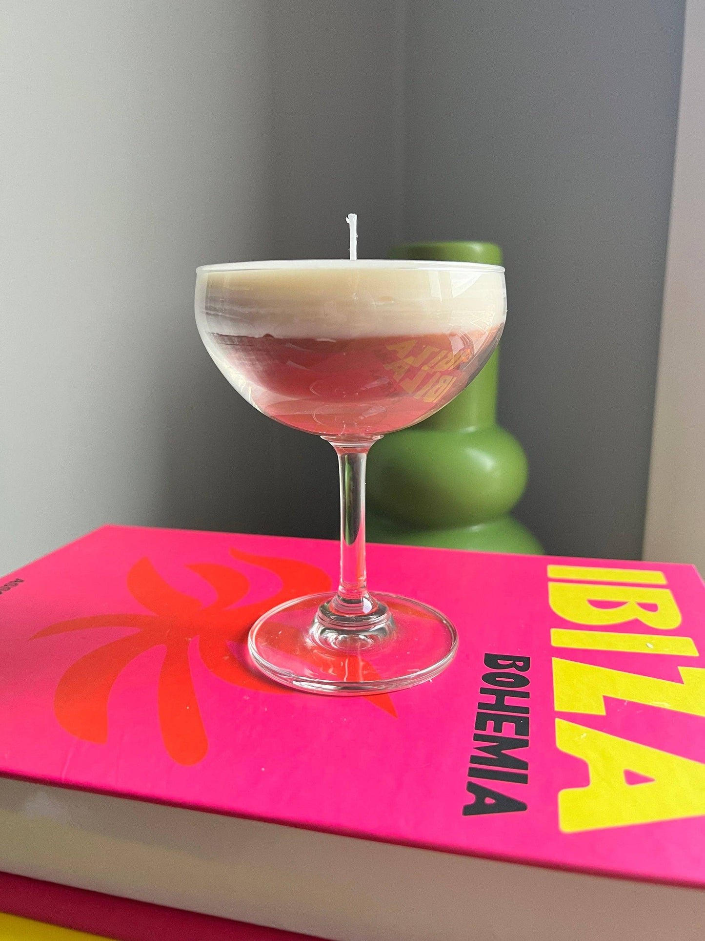 Coupe Glass Espresso Martini Candle - Coffee Candle