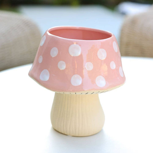 Ceramic Mushroom Pot