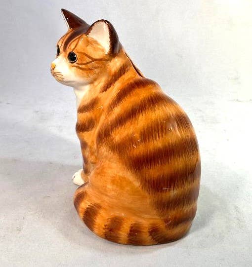 Orange Tabby Cat "Piggy" Bank