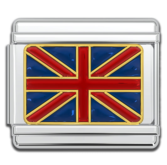 UK Flag Italian Charm