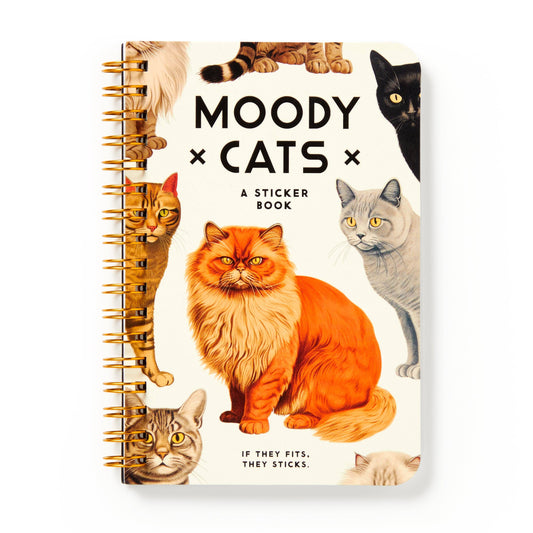 "Moody Cats" Sticker Book