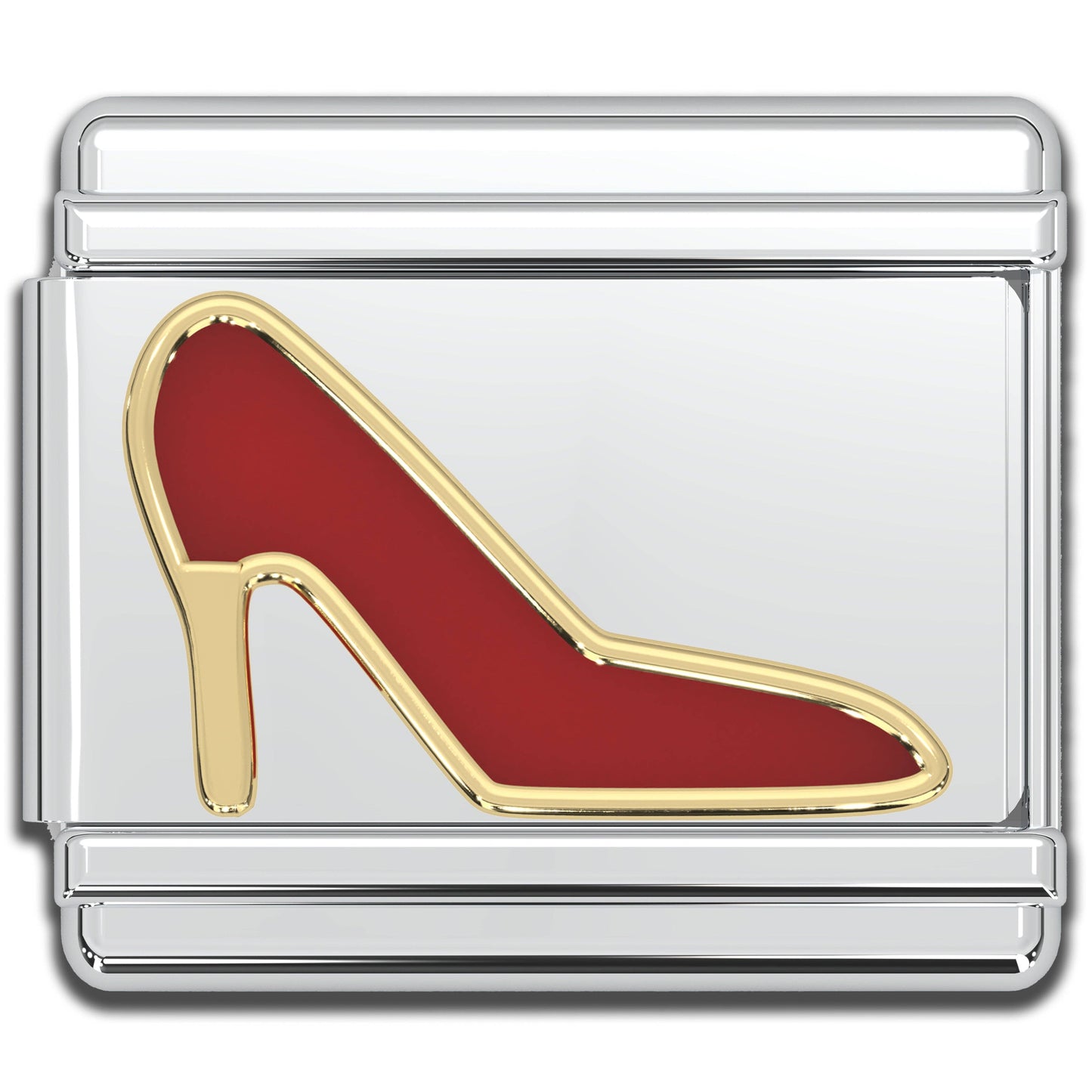 Red High Heel Italian Charm