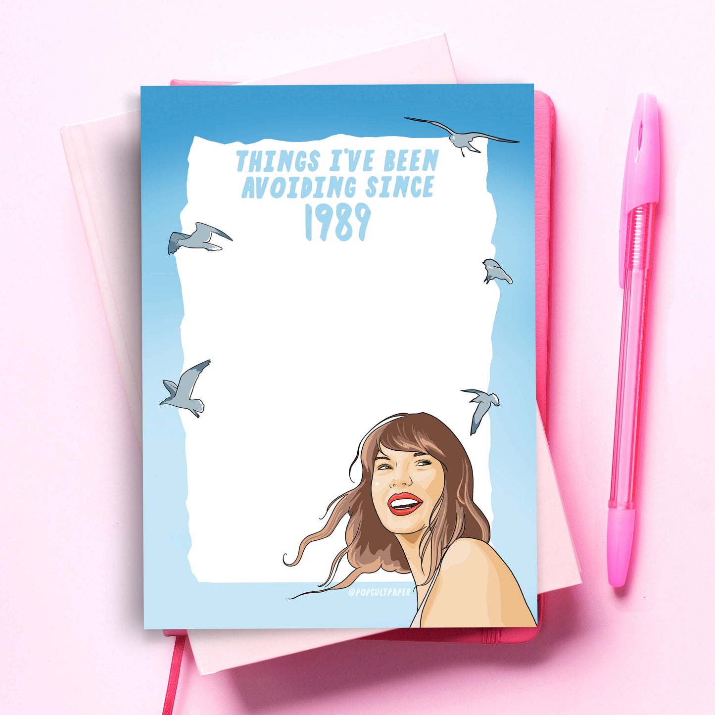 1989 Taylor Swift Funny Notepad