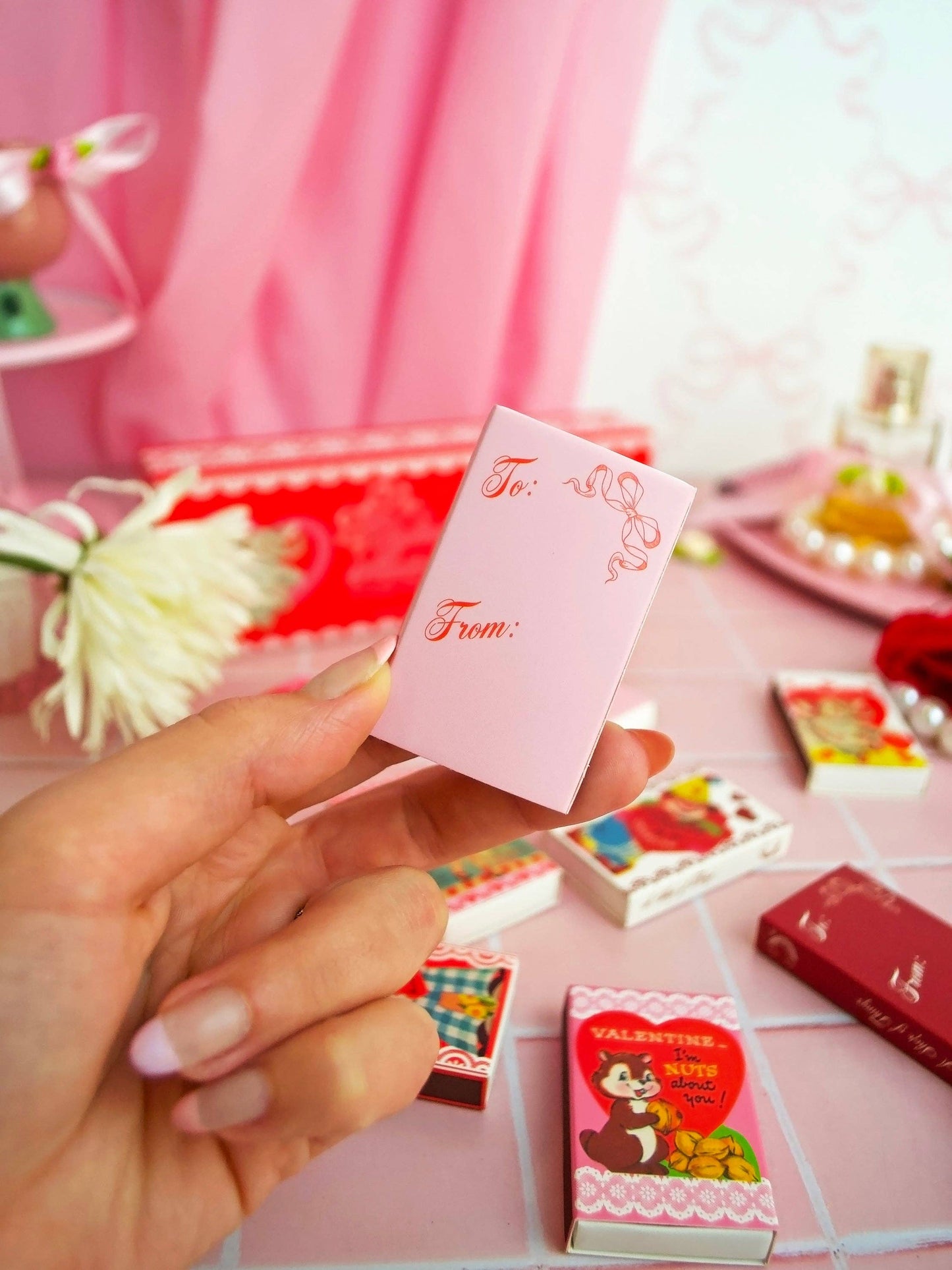 Vintage Valentine's Day Matches