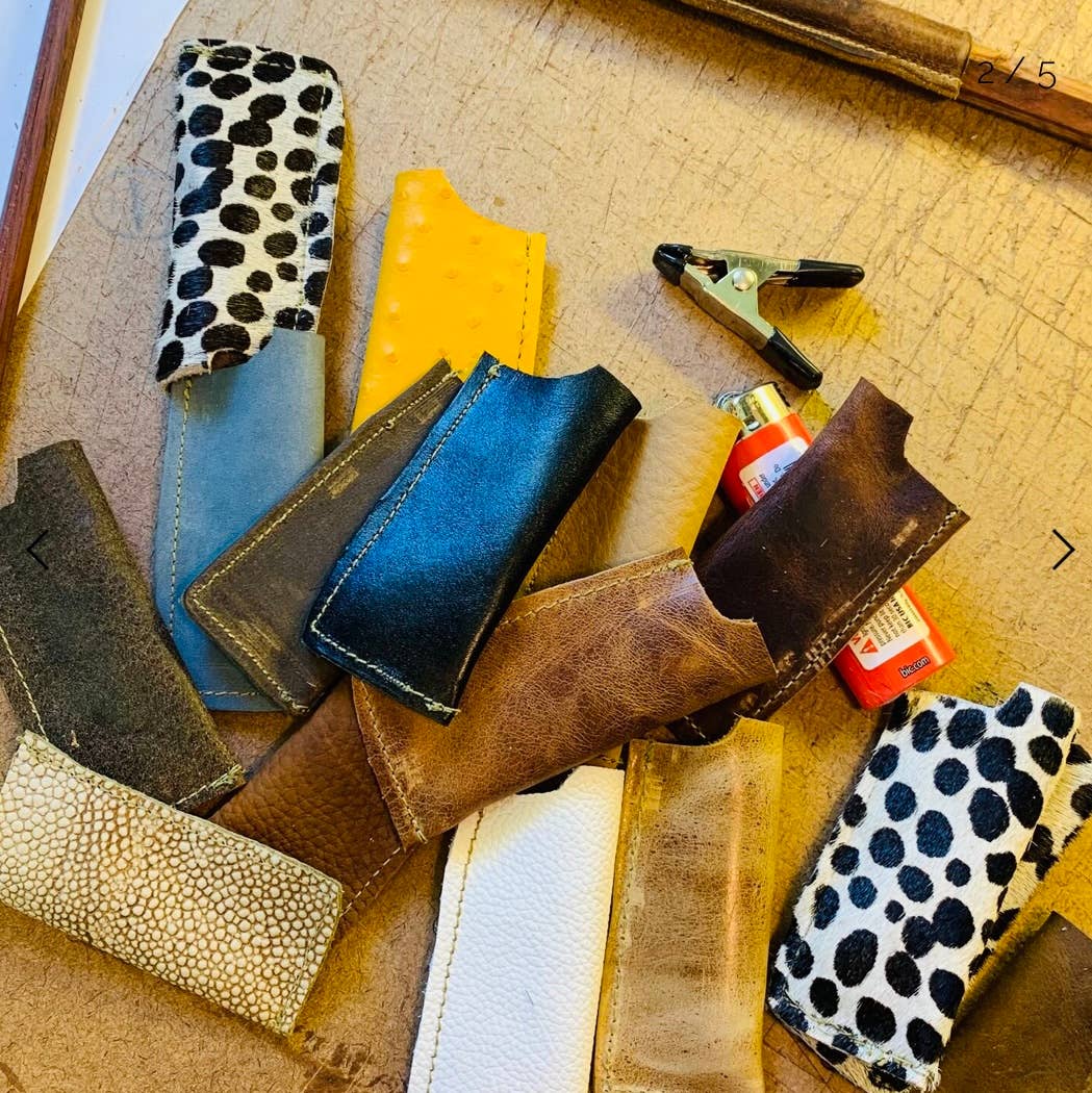 Leather Lighter Case