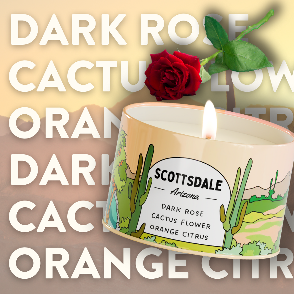Postcards Scottsdale Destination Candle