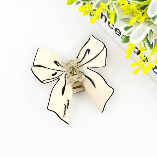 Sketch Bow Claw Clip