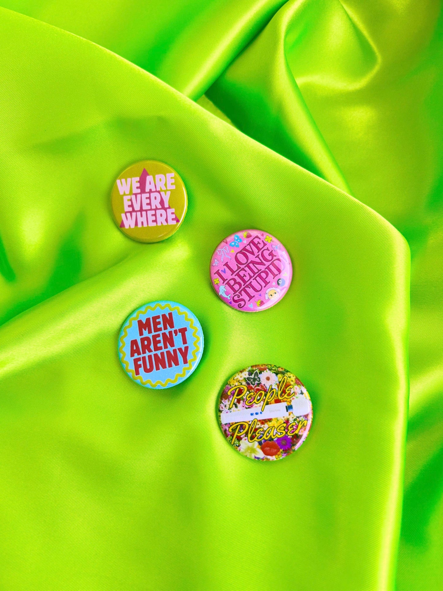 "I Love Being Stupid" Button