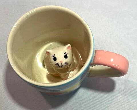 Peek-a-Boo Kitty Cat Mug