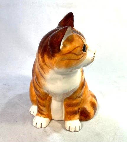 Orange Tabby Cat "Piggy" Bank