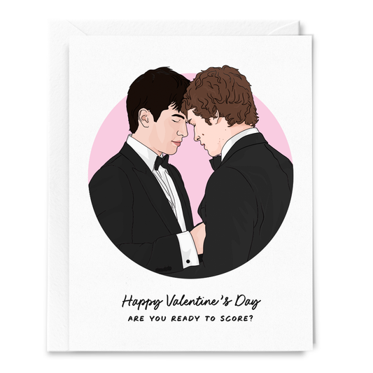 "Are You Ready to Score?" Heated Rivalry Hollanov Valentine's Day Card