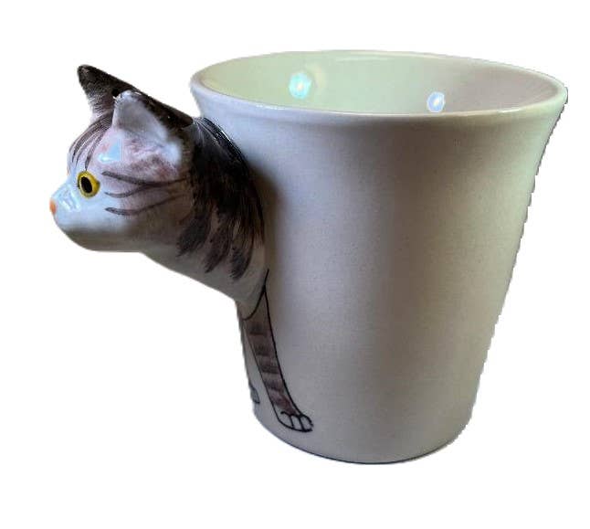 Gray Tabby Cat Mug