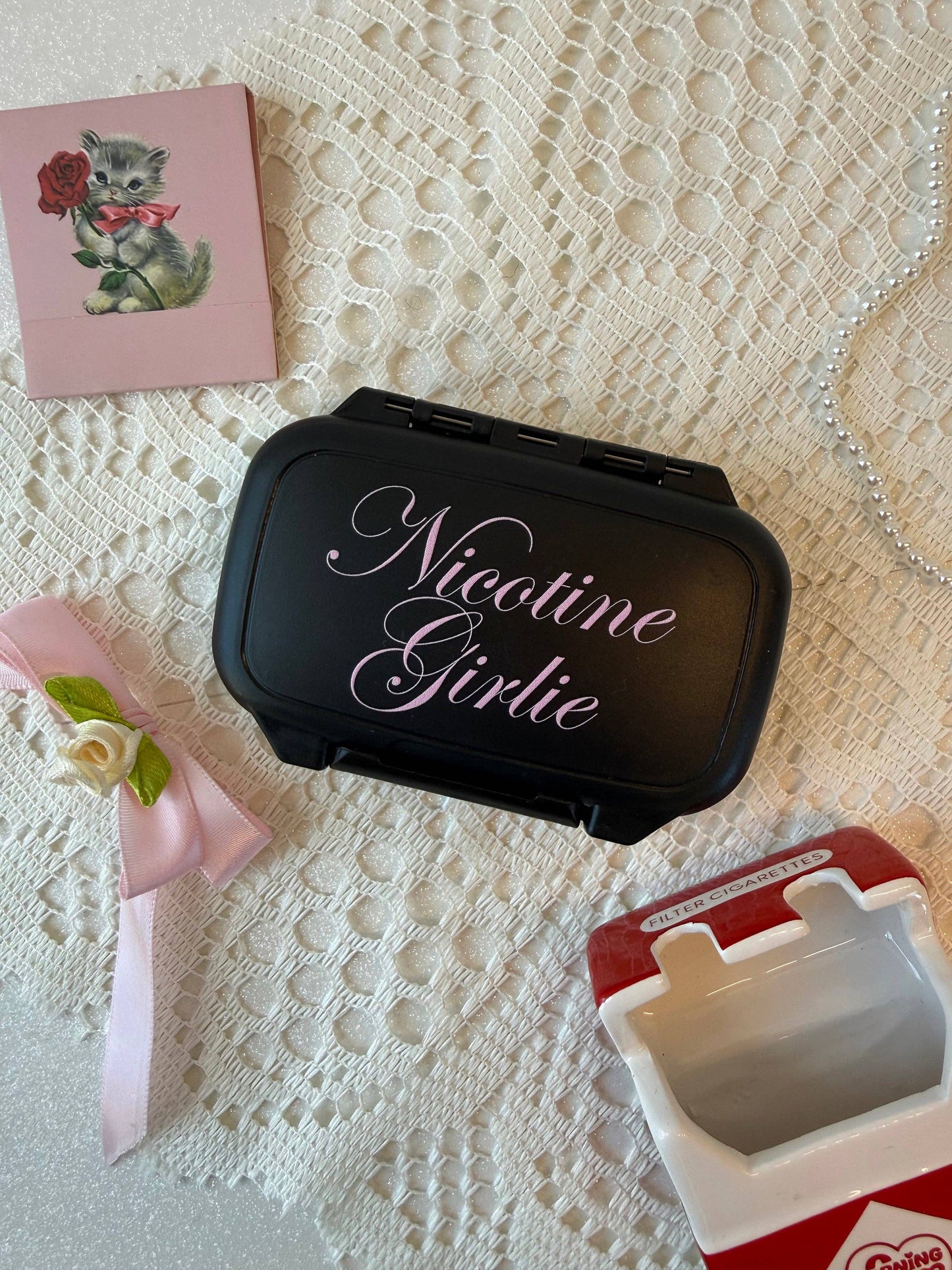 "Nicotine Girlie" Cigarette Case