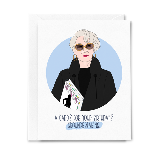 Devil Wears Prada Miranda Birthday Card