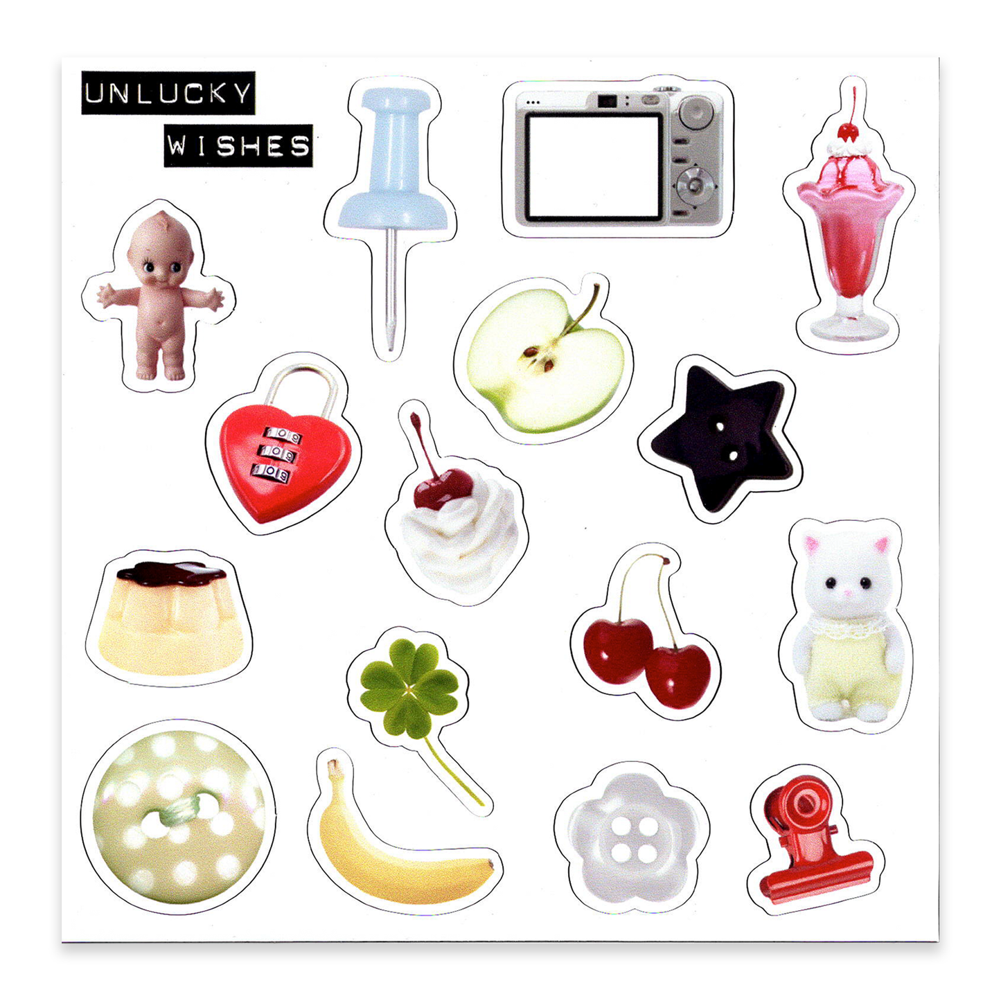 Colorful Trinket Collection Magnet Sheet